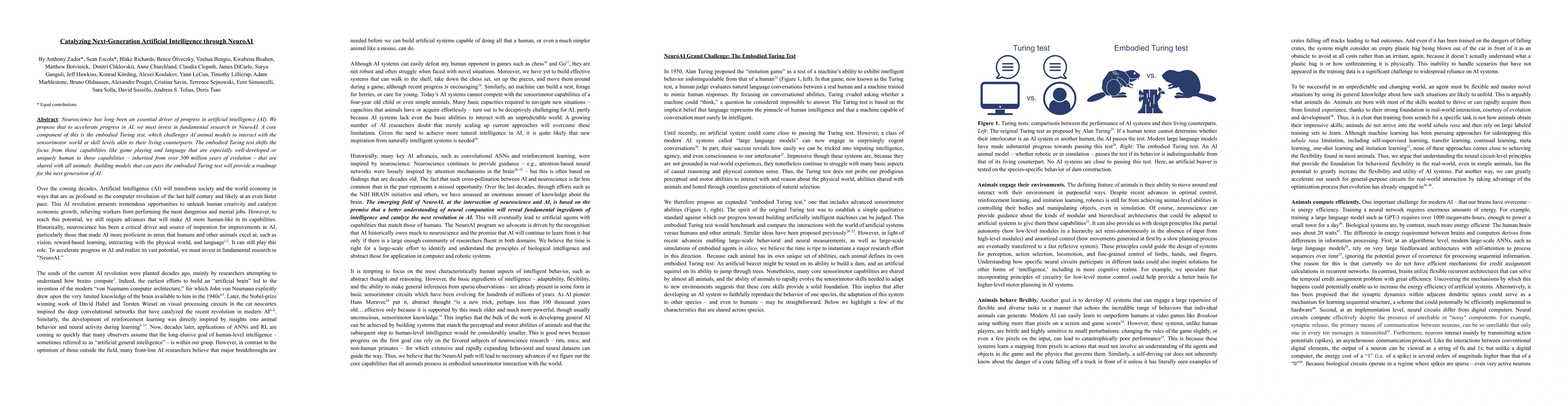 Thumbnail for Toward Next-Generation Artificial Intelligence: Catalyzing the NeuroAI
  Revolution