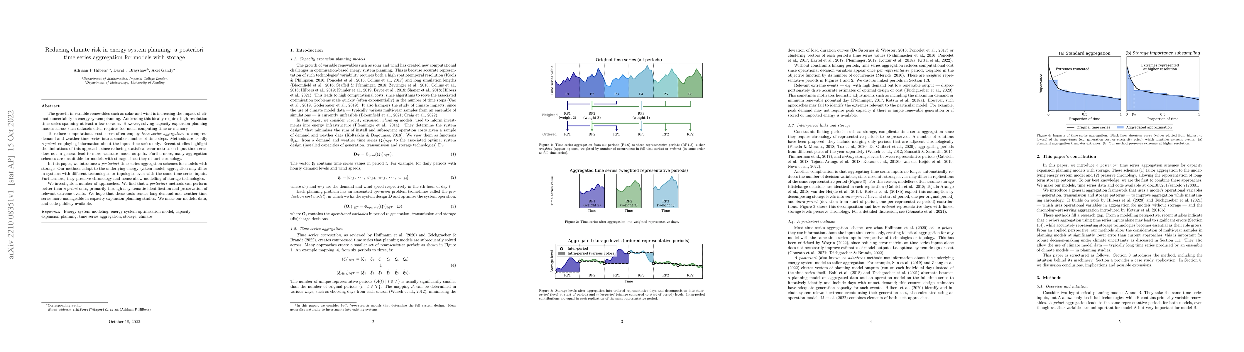 Thumbnail for Reducing climate risk in energy system planning: a posteriori time
  series aggregation for models with storage