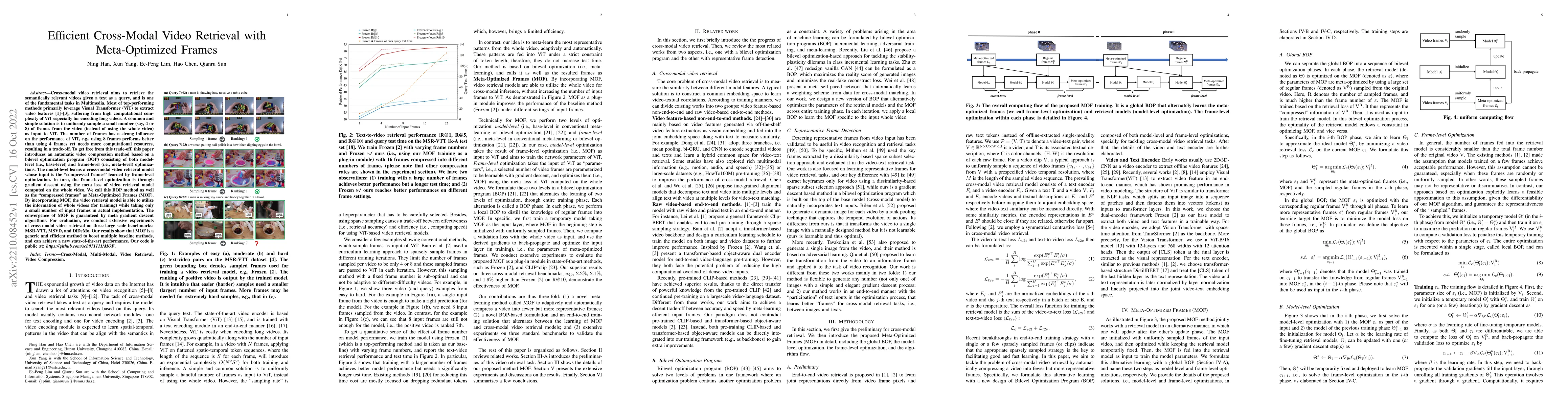 Thumbnail for Efficient Cross-Modal Video Retrieval with Meta-Optimized Frames
