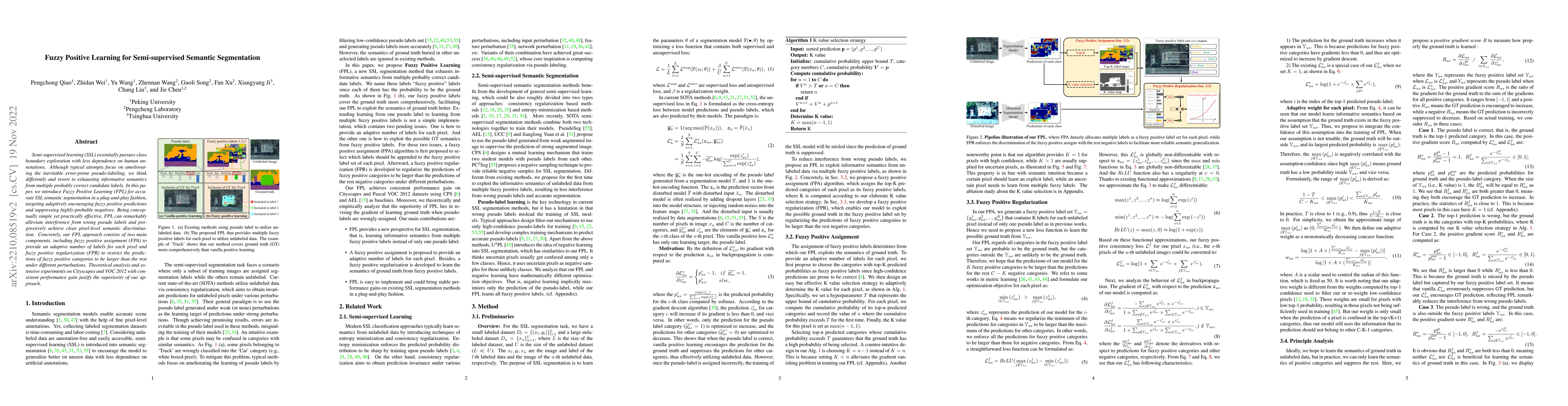 Thumbnail for Fuzzy Positive Learning for Semi-supervised Semantic Segmentation
