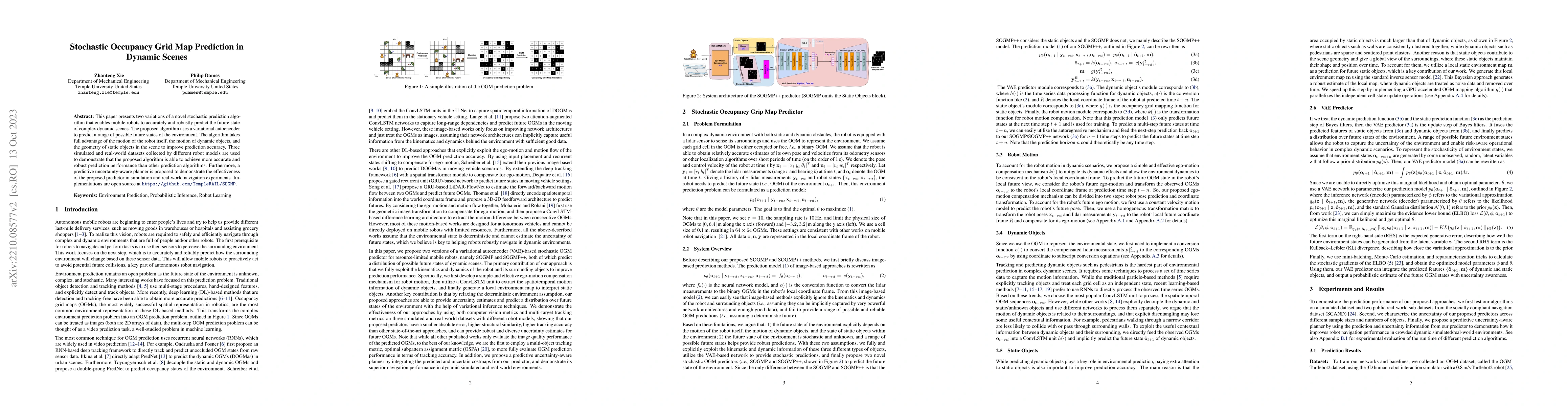 Thumbnail for Stochastic Occupancy Grid Map Prediction in Dynamic Scenes