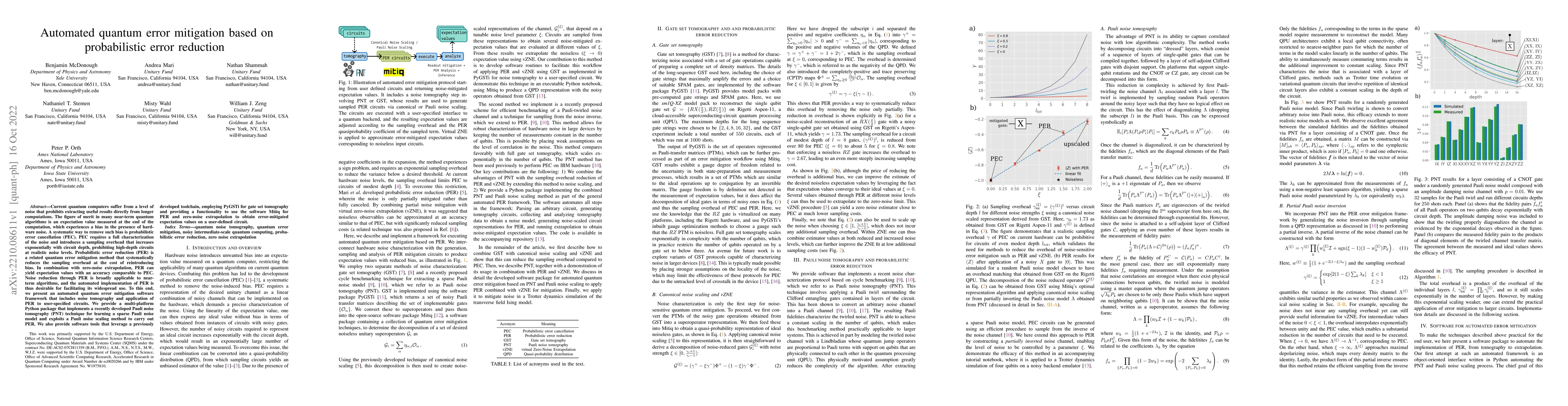 Thumbnail for Automated quantum error mitigation based on probabilistic error
  reduction