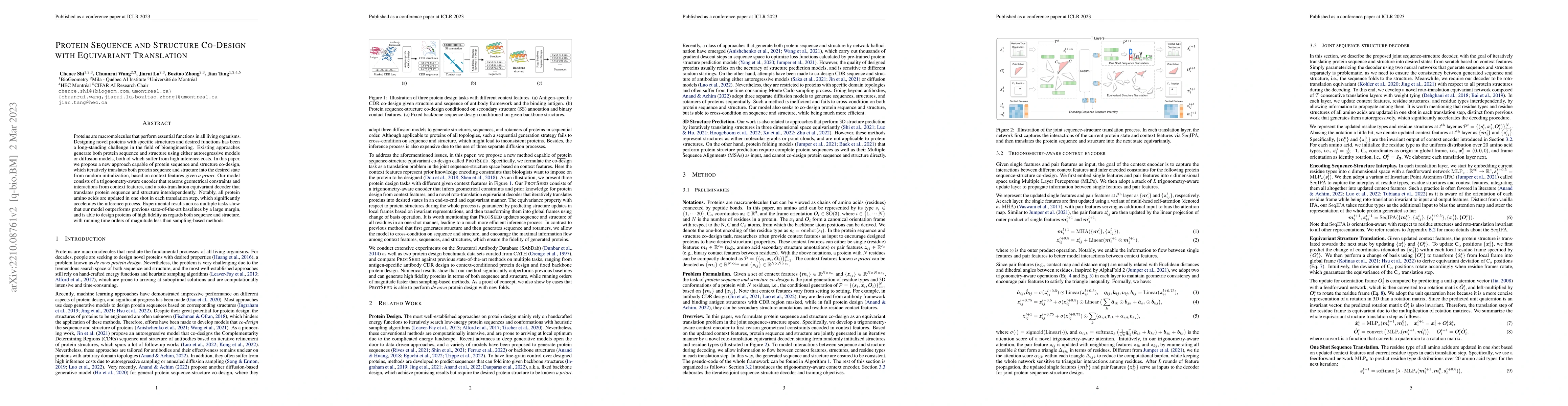 Thumbnail for Protein Sequence and Structure Co-Design with Equivariant Translation