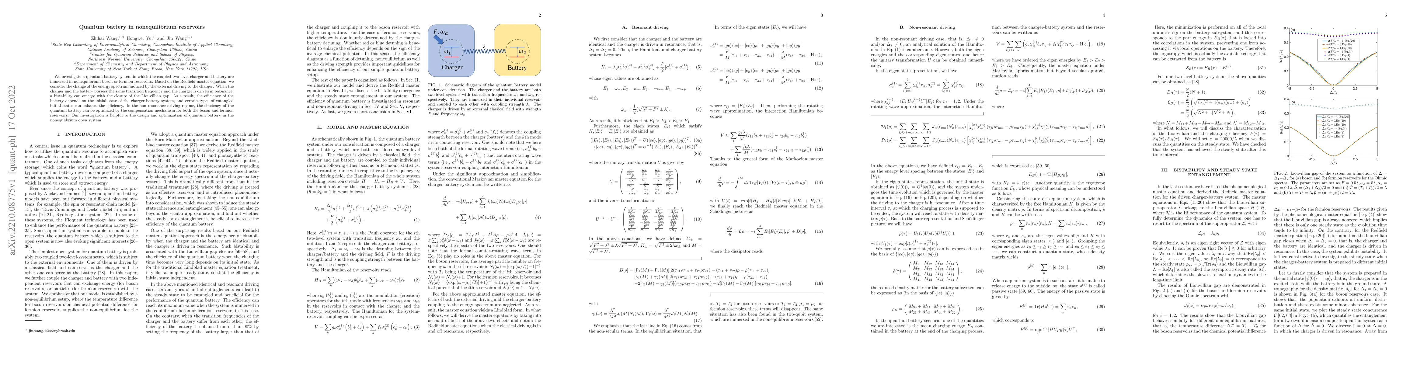 Thumbnail for Quantum battery in nonequilibrium reservoirs