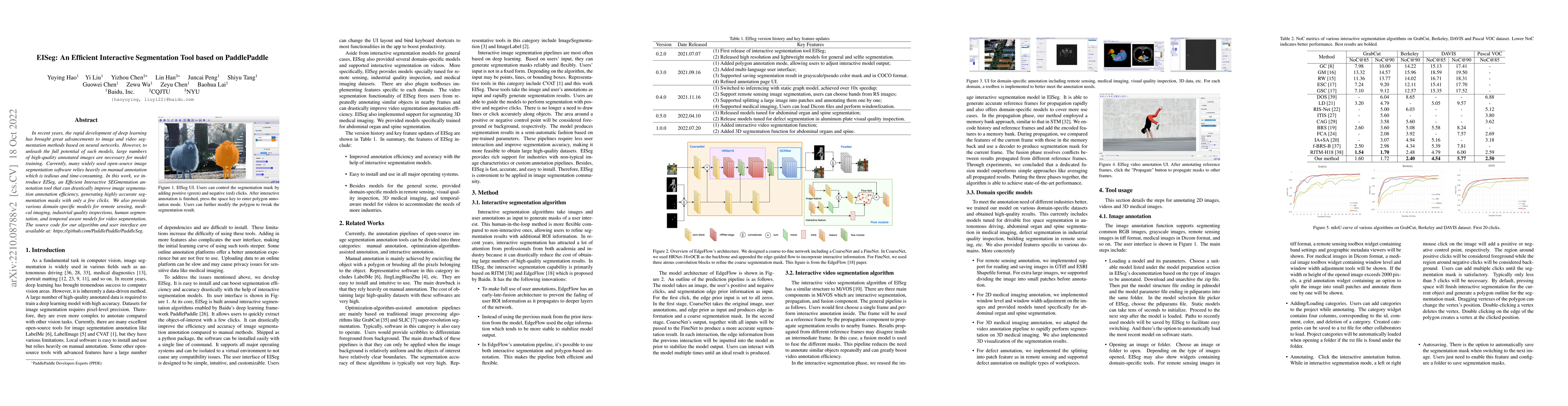 Thumbnail for EISeg: An Efficient Interactive Segmentation Tool based on PaddlePaddle