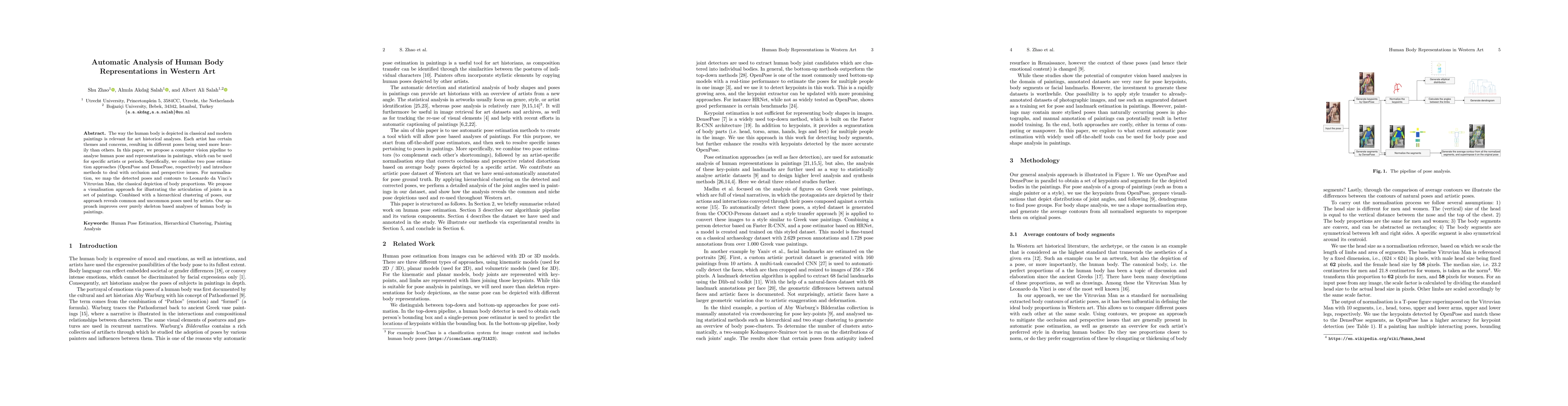 Thumbnail for Automatic Analysis of Human Body Representations in Western Art