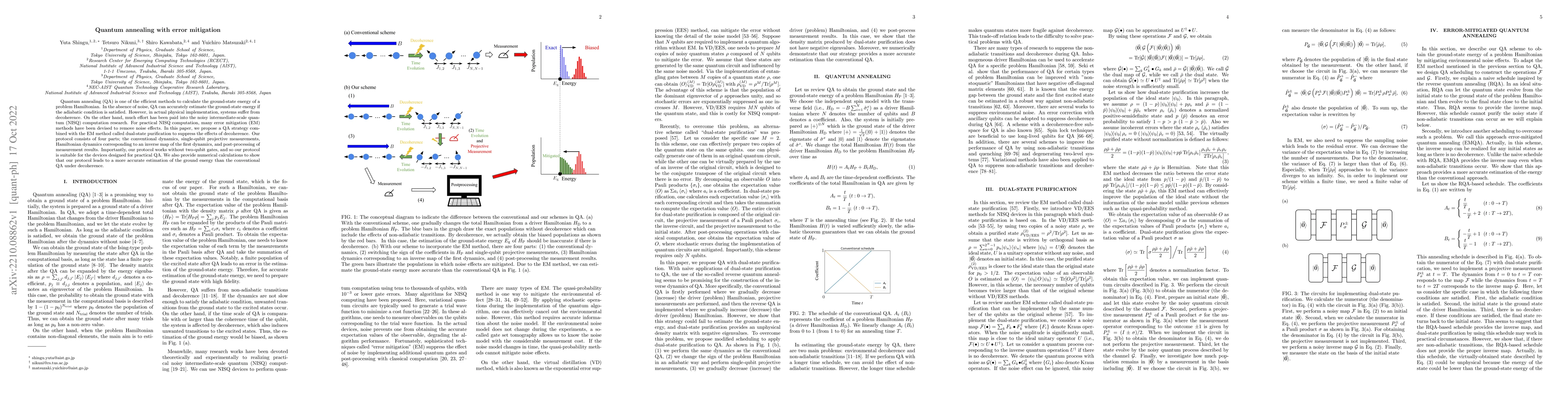 Thumbnail for Quantum annealing with error mitigation