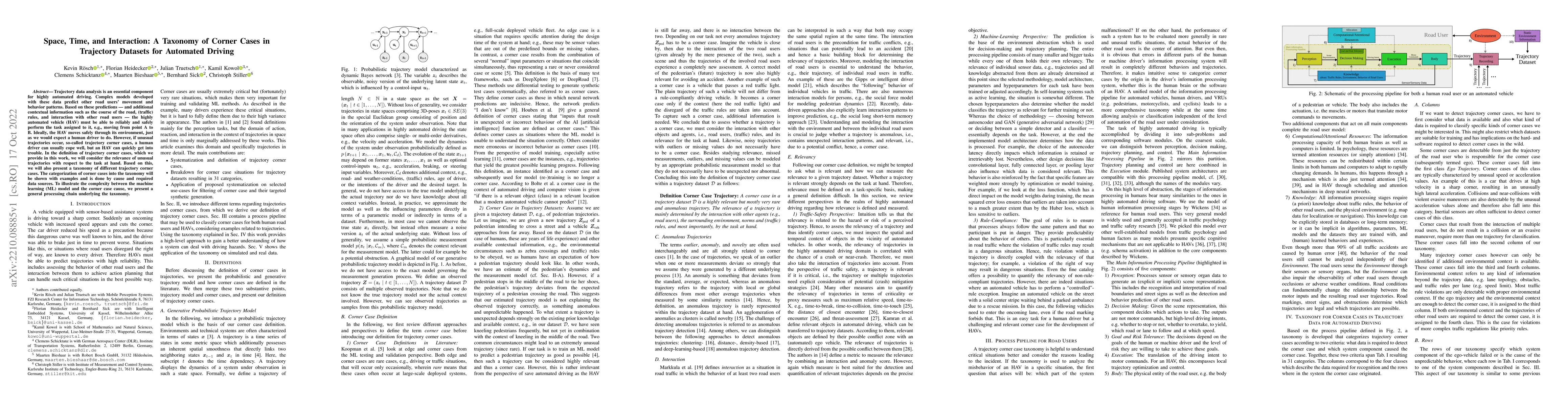 Thumbnail for Space, Time, and Interaction: A Taxonomy of Corner Cases in Trajectory
  Datasets for Automated Driving