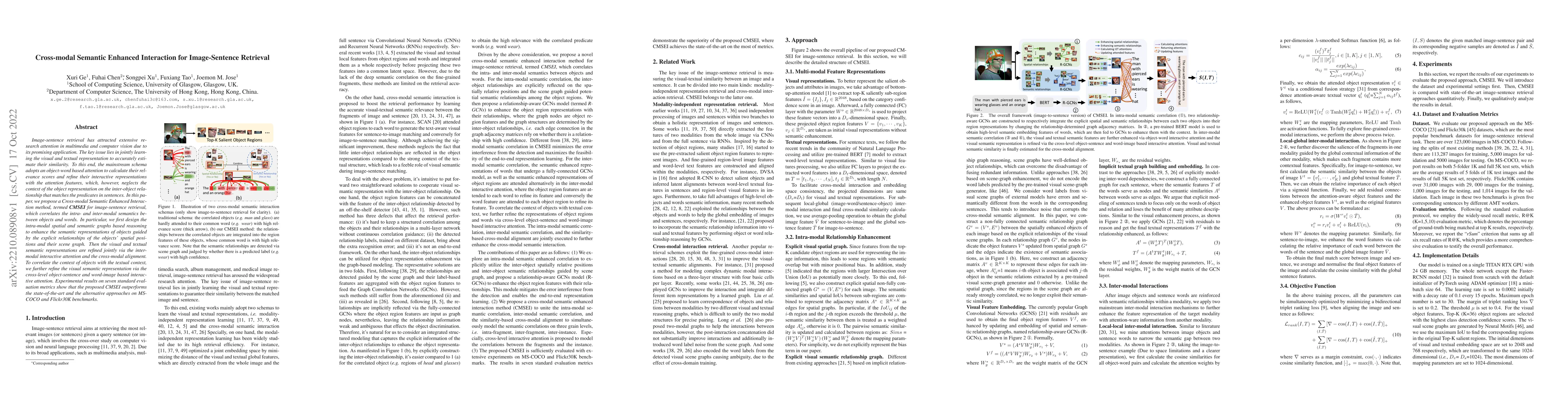 Thumbnail for Cross-modal Semantic Enhanced Interaction for Image-Sentence Retrieval