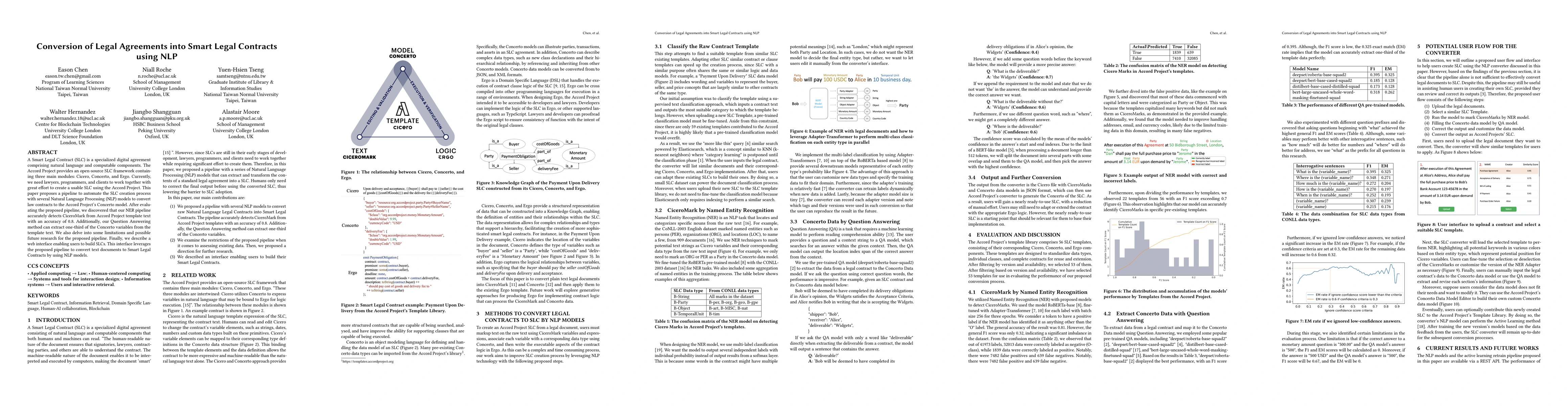 Thumbnail for Conversion of Legal Agreements into Smart Legal Contracts using NLP