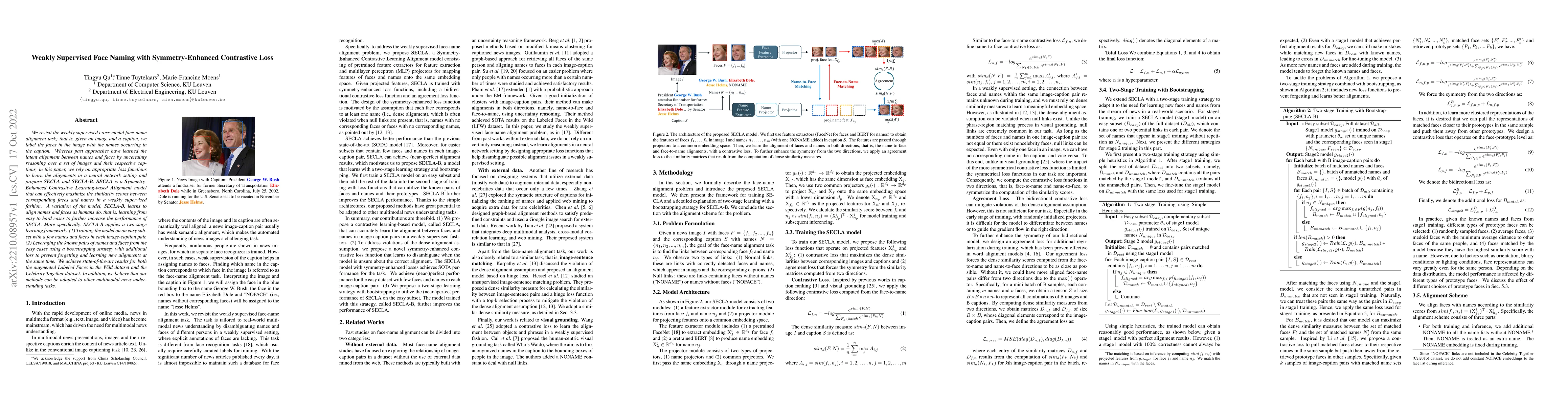 Thumbnail for Weakly Supervised Face Naming with Symmetry-Enhanced Contrastive Loss