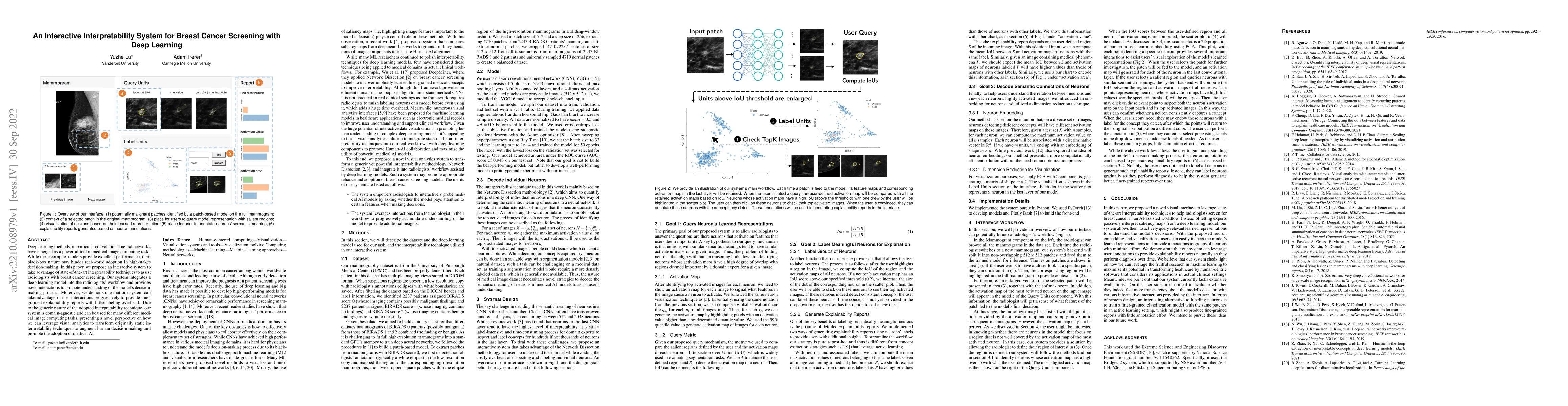 Thumbnail for An Interactive Interpretability System for Breast Cancer Screening with
  Deep Learning
