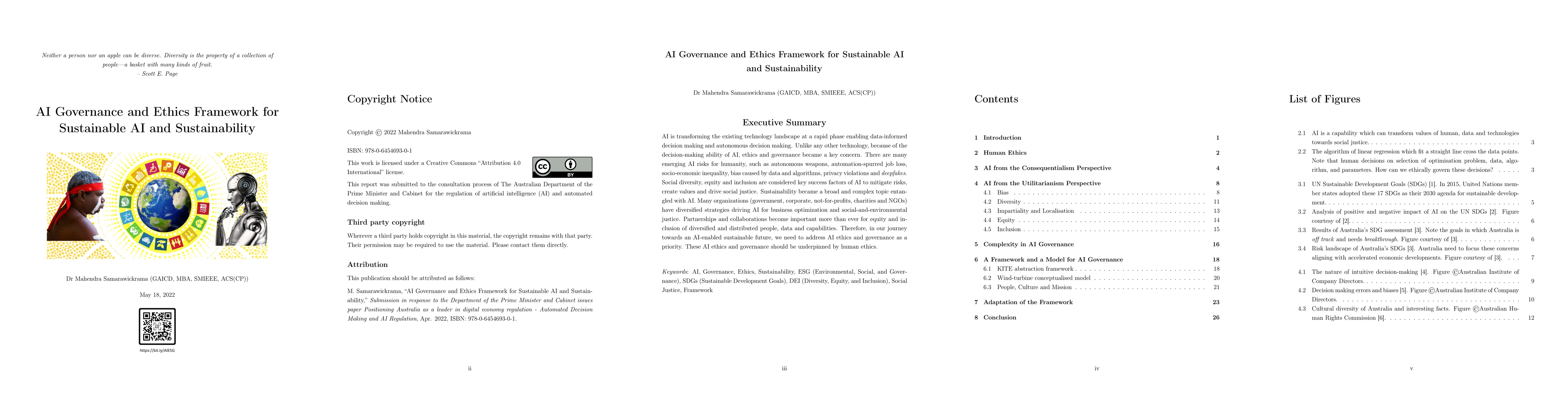 Thumbnail for AI Governance and Ethics Framework for Sustainable AI and Sustainability