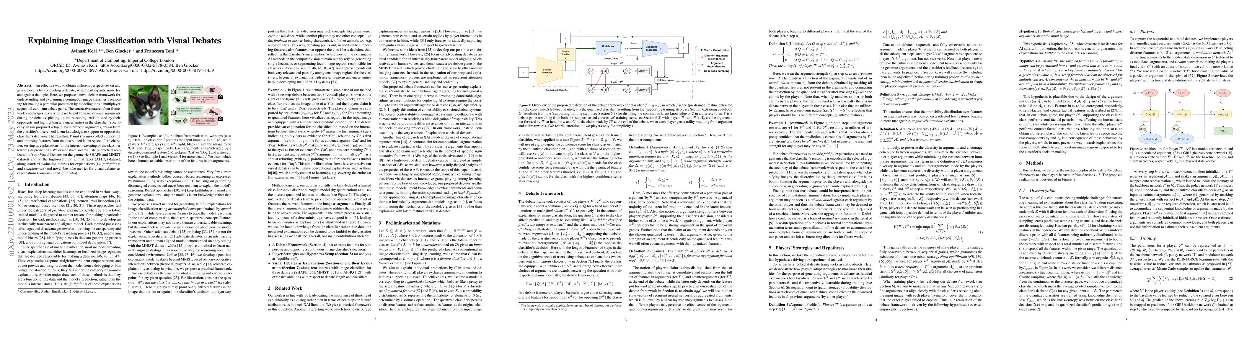 Thumbnail for Explaining Image Classification with Visual Debates