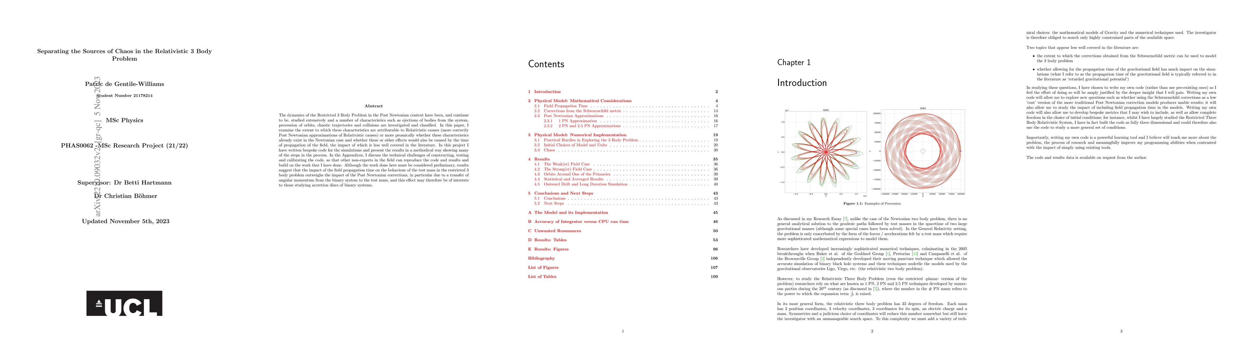 Thumbnail for Separating the Sources of Chaos in the Relativistic 3 Body Problem