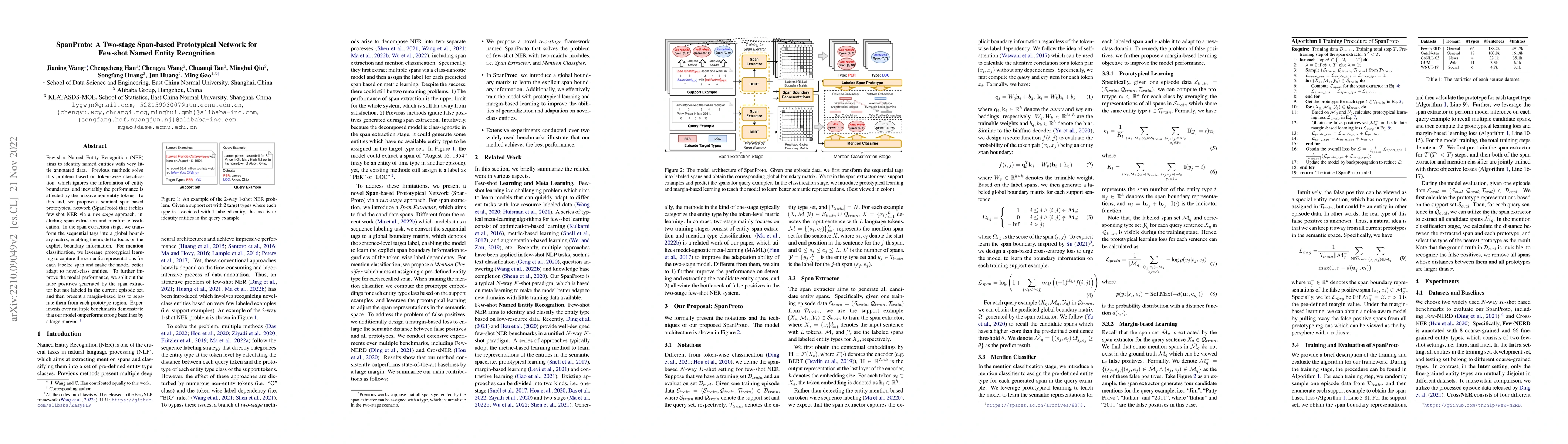 Thumbnail for SpanProto: A Two-stage Span-based Prototypical Network for Few-shot
  Named Entity Recognition