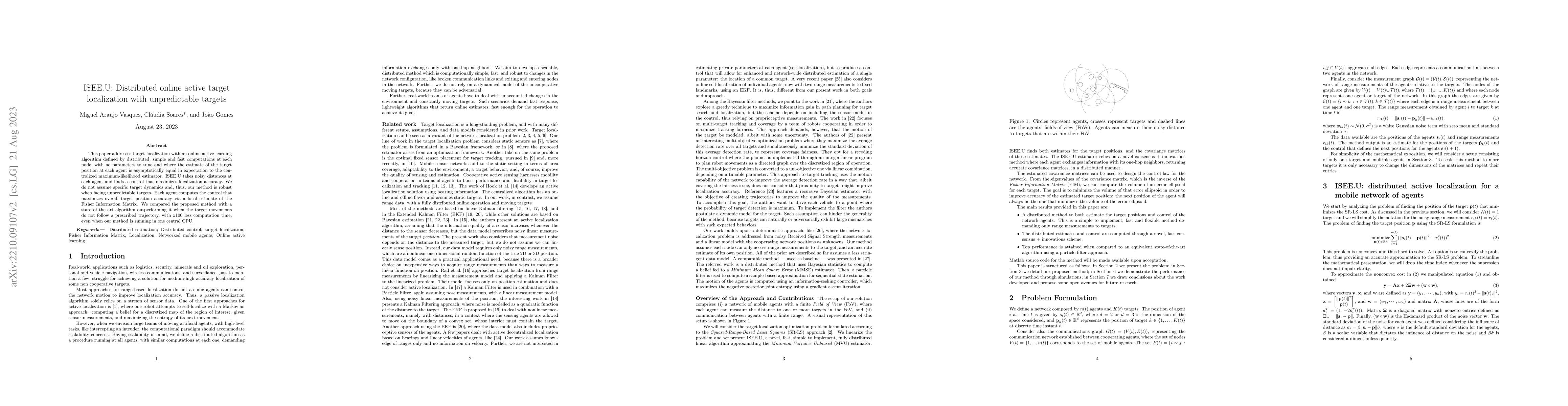 Thumbnail for ISEE.U: Distributed online active target localization with unpredictable
  targets