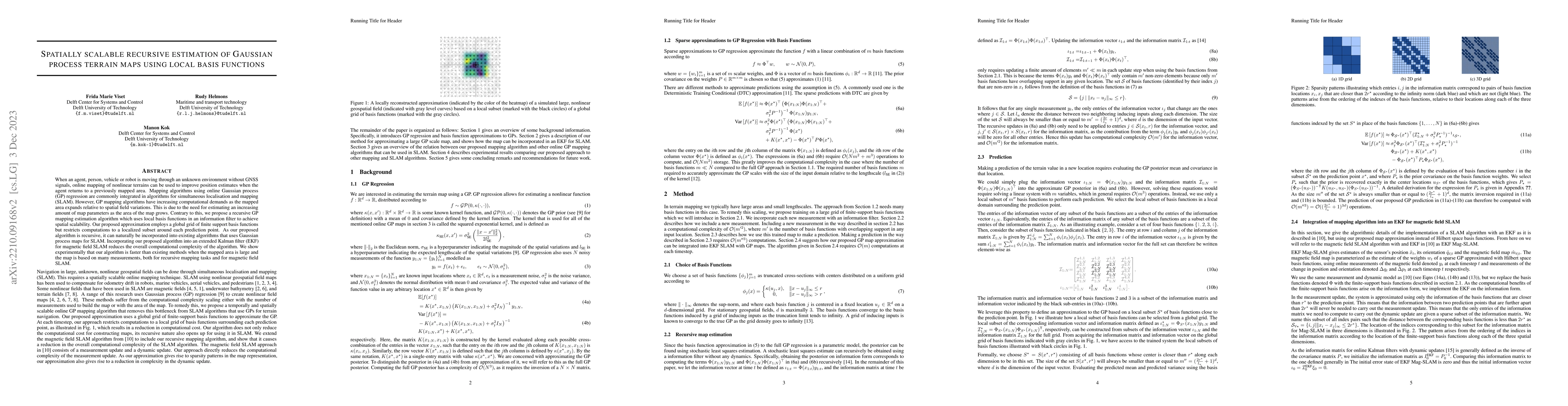 Thumbnail for Spatially scalable recursive estimation of Gaussian process terrain maps
  using local basis functions