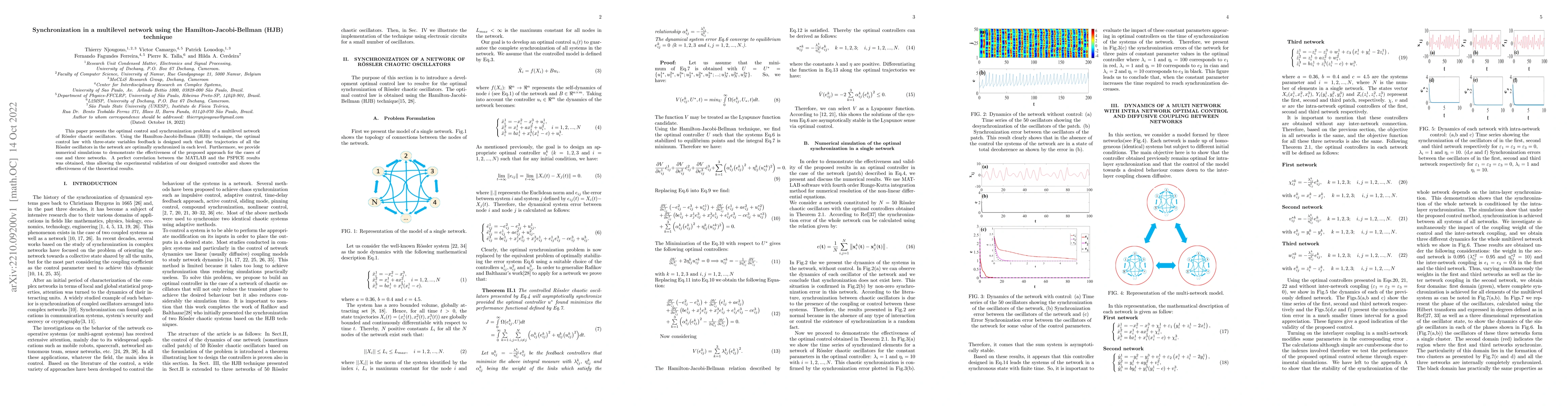Thumbnail for Synchronization in a multilevel network using the
  Hamilton-Jacobi-Bellman (HJB) technique