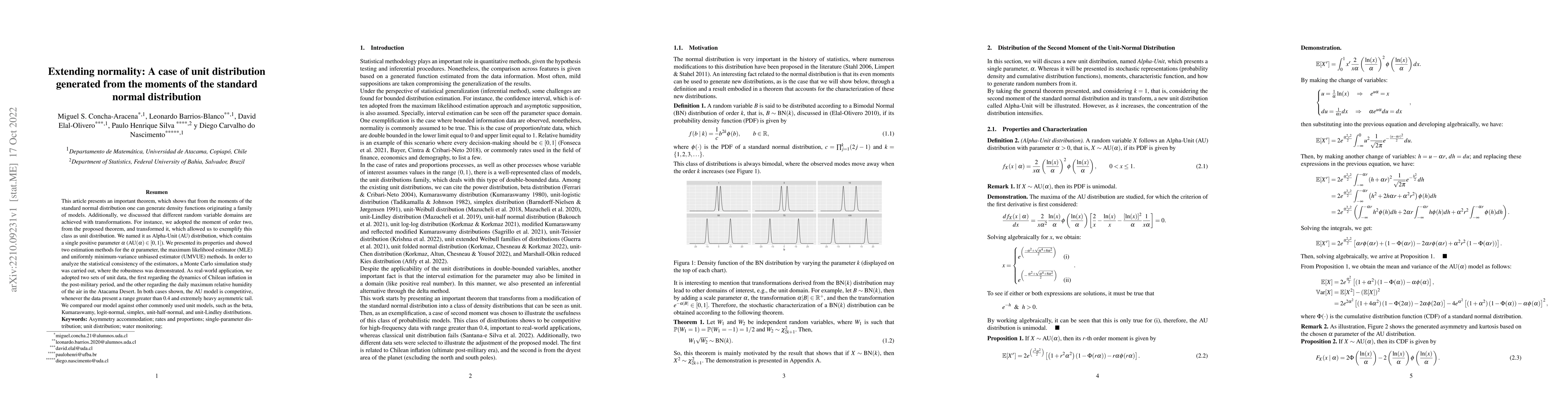 Thumbnail for Extending normality: A case of unit distribution generated from the
  moments of the standard normal distribution