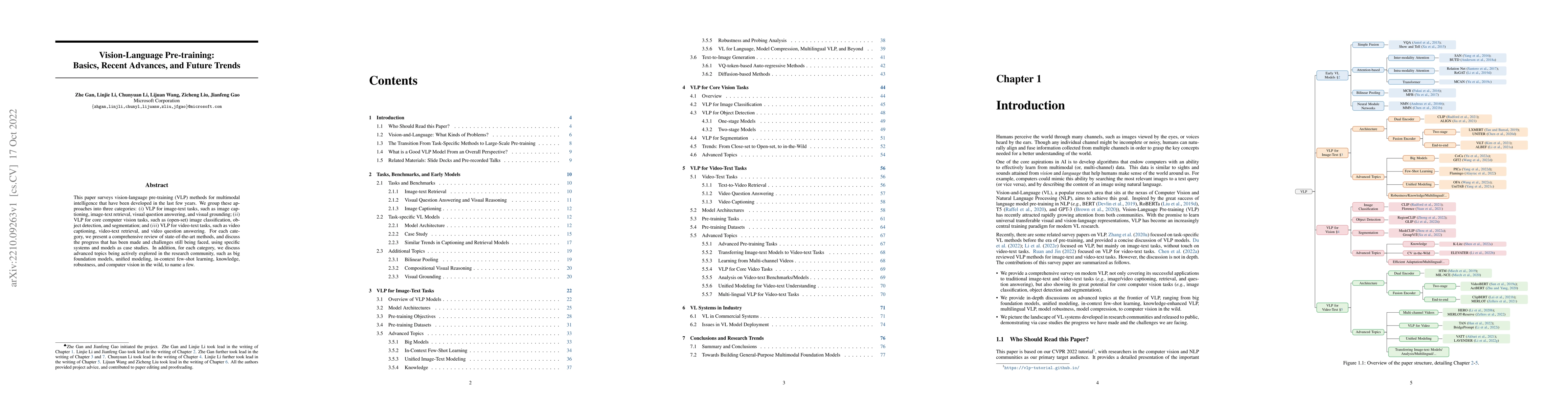 Thumbnail for Vision-Language Pre-training: Basics, Recent Advances, and Future Trends