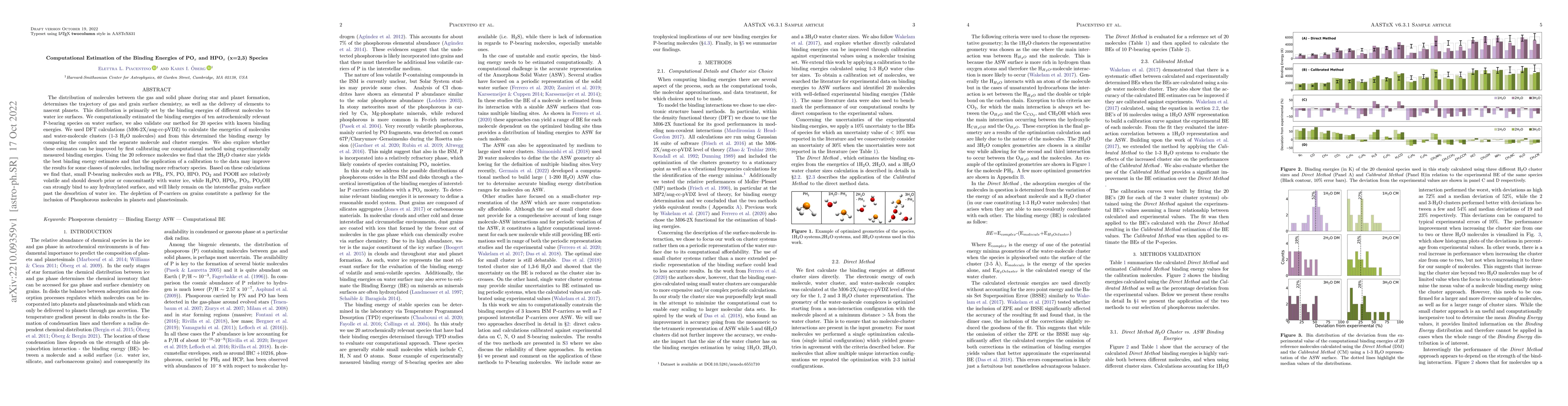 Thumbnail for Computational Estimation of the Binding Energies of POx and HPOx (x=2,3)
  Species