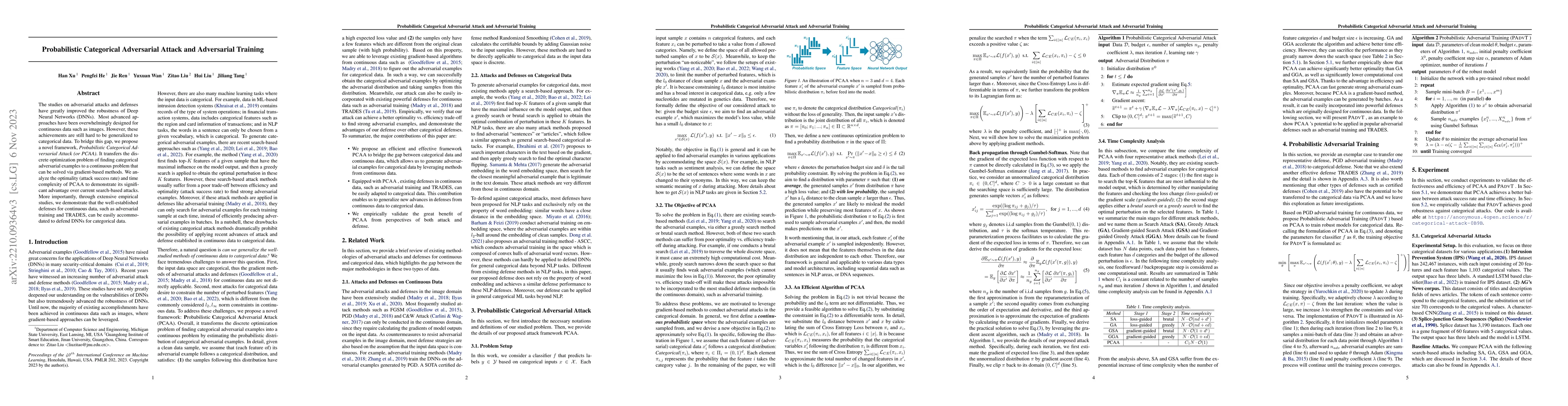 Thumbnail for Probabilistic Categorical Adversarial Attack & Adversarial Training