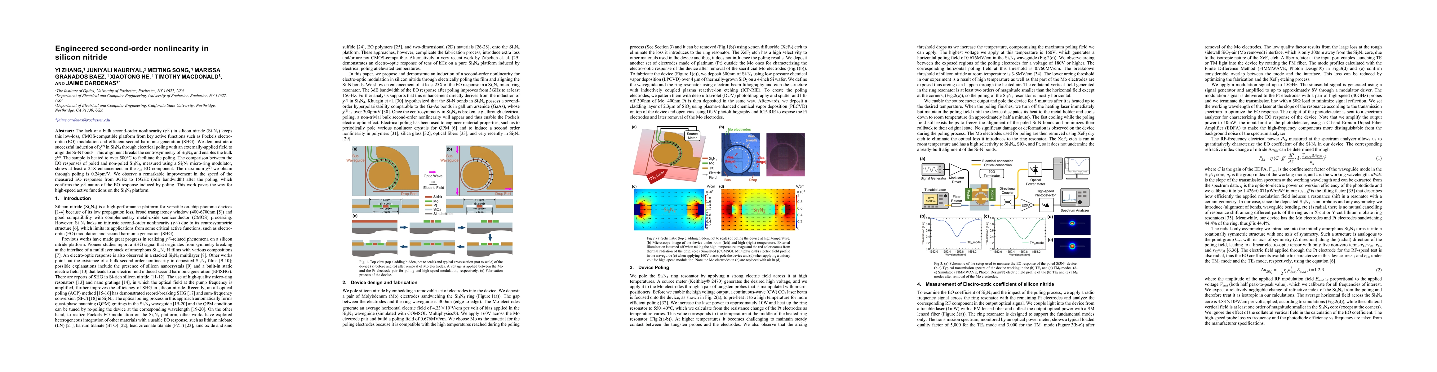 Thumbnail for Engineered second-order nonlinearity in silicon nitride