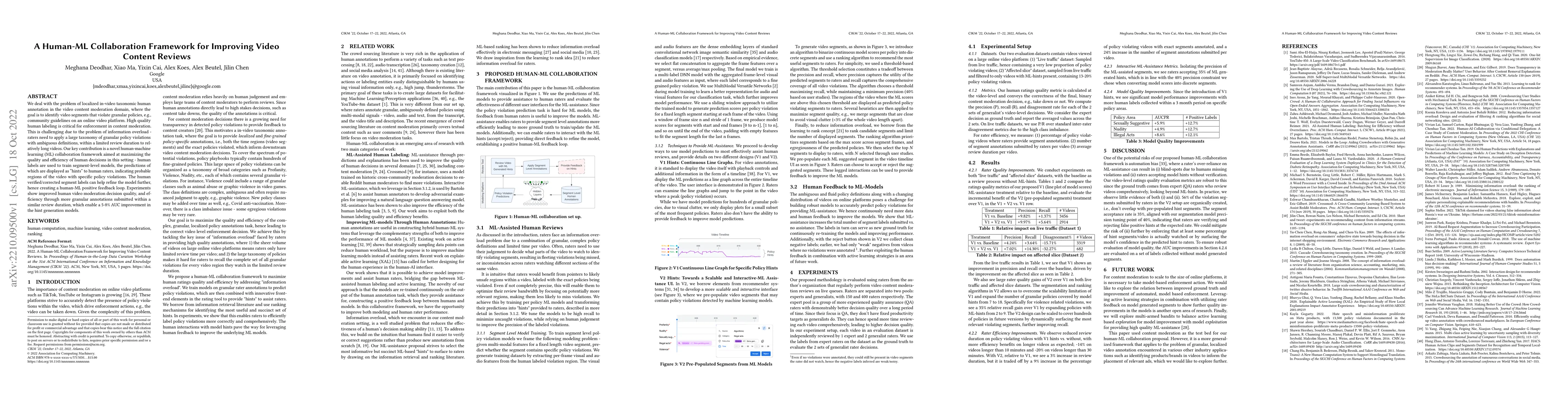 Thumbnail for A Human-ML Collaboration Framework for Improving Video Content Reviews