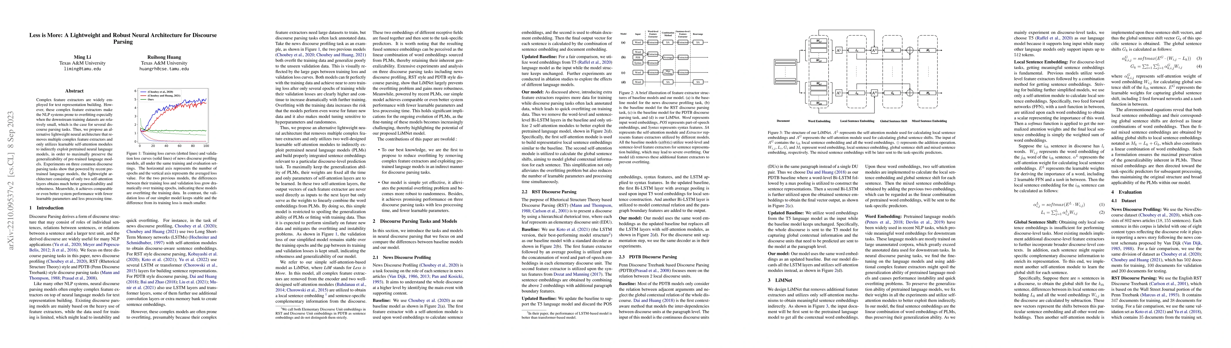 Thumbnail for Less is More: A Lightweight and Robust Neural Architecture for Discourse
  Parsing
