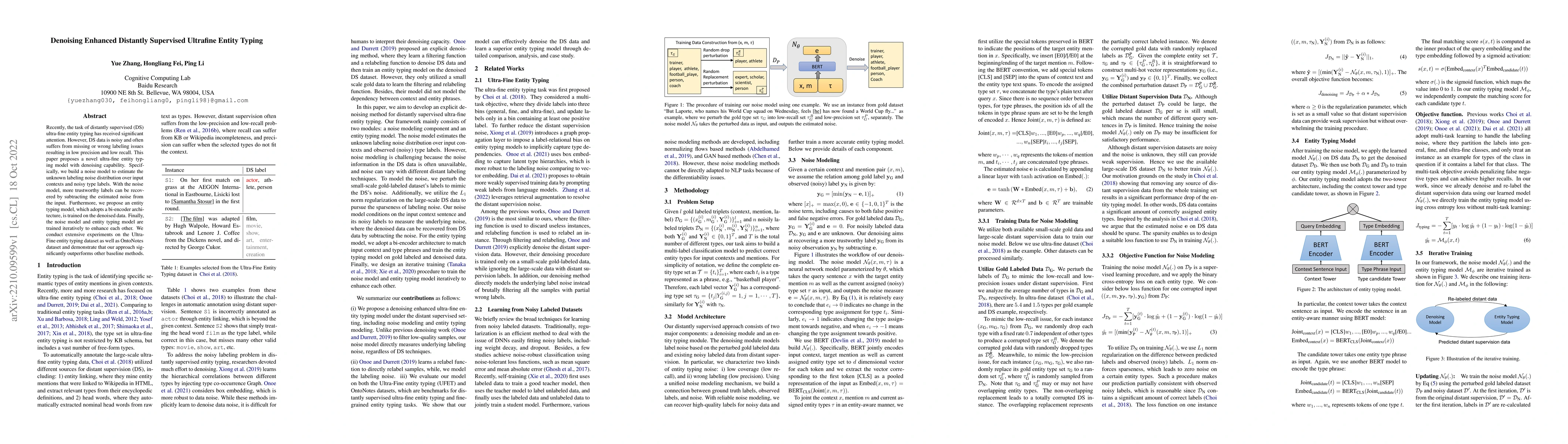 Thumbnail for Denoising Enhanced Distantly Supervised Ultrafine Entity Typing
