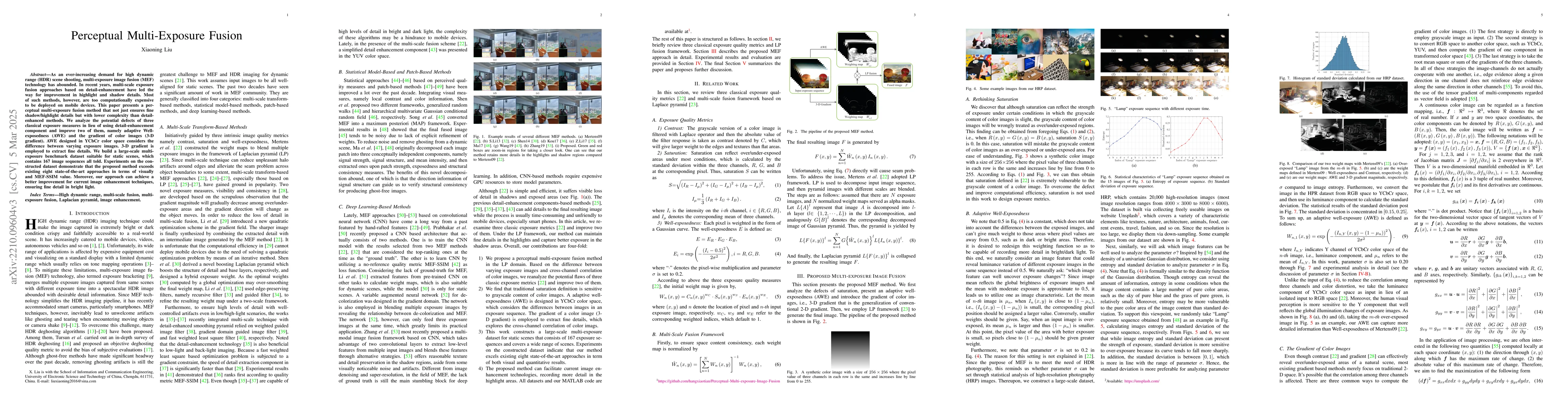 Thumbnail for Perceptual Multi-Exposure Fusion