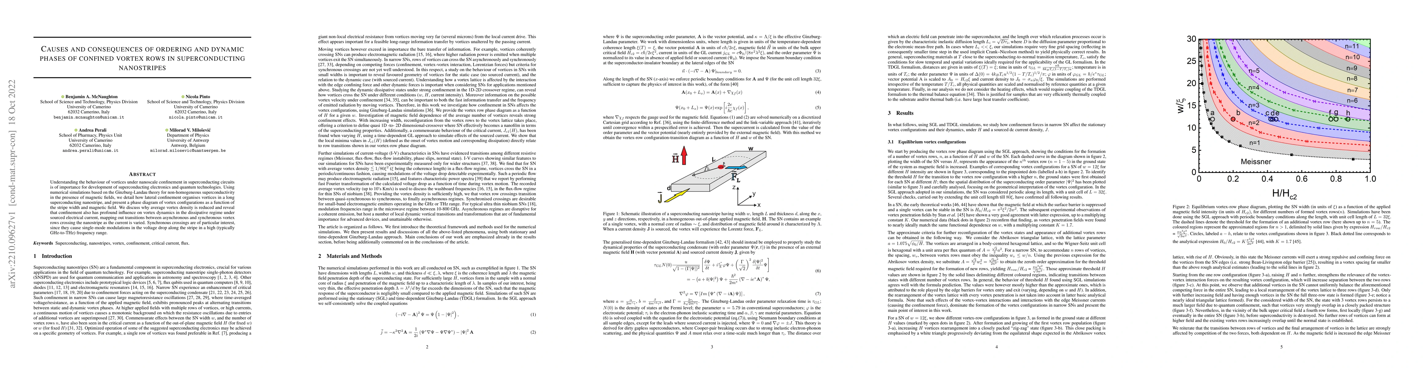 Thumbnail for Causes and consequences of ordering and dynamic phases of confined
  vortex rows in superconducting nanostripes