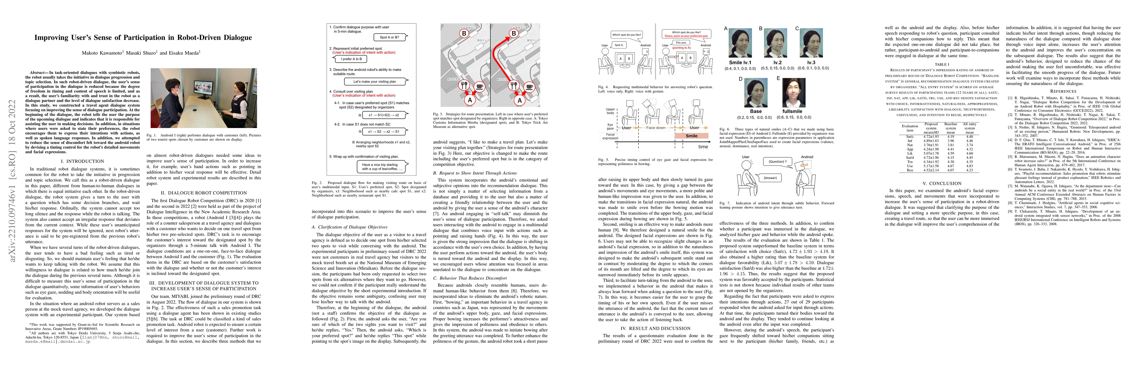 Thumbnail for Improving User's Sense of Participation in Robot-Driven Dialogue