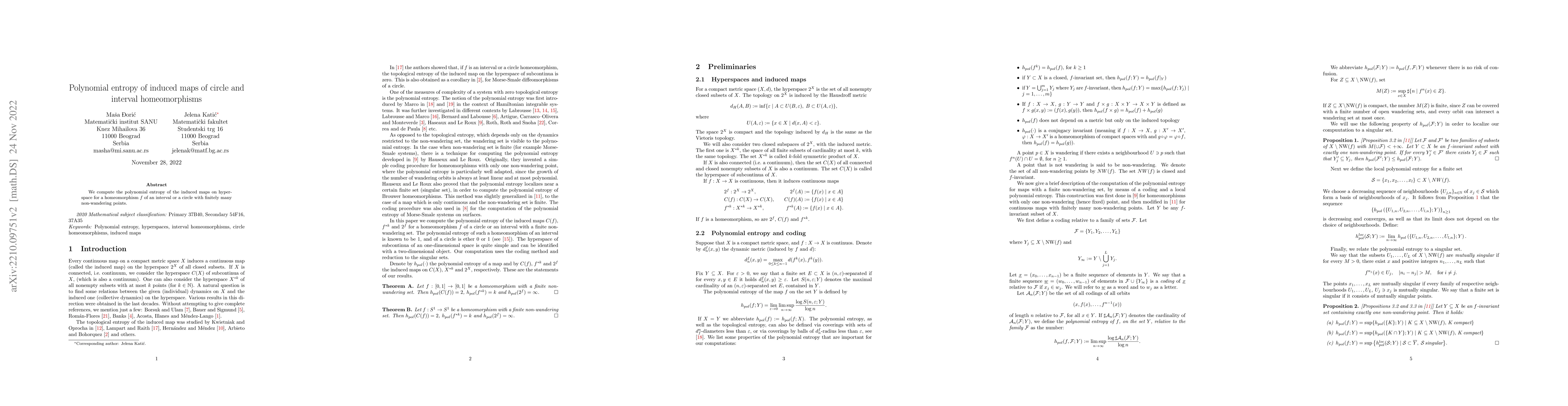 Thumbnail for Polynomial entropy of induced maps of circle and interval homeomorphisms