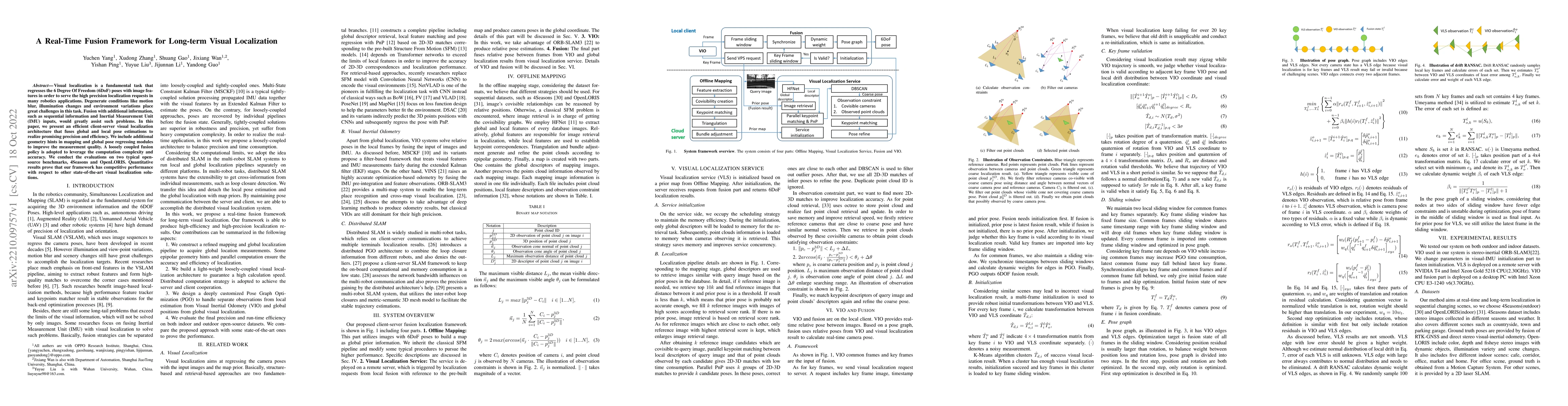 Thumbnail for A Real-Time Fusion Framework for Long-term Visual Localization