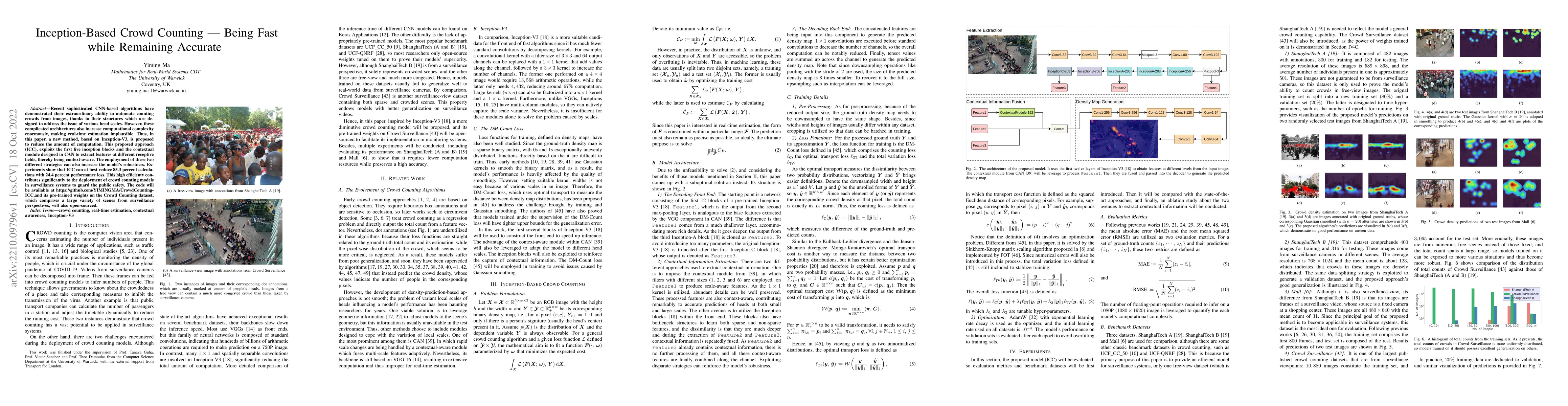 Thumbnail for Inception-Based Crowd Counting -- Being Fast while Remaining Accurate