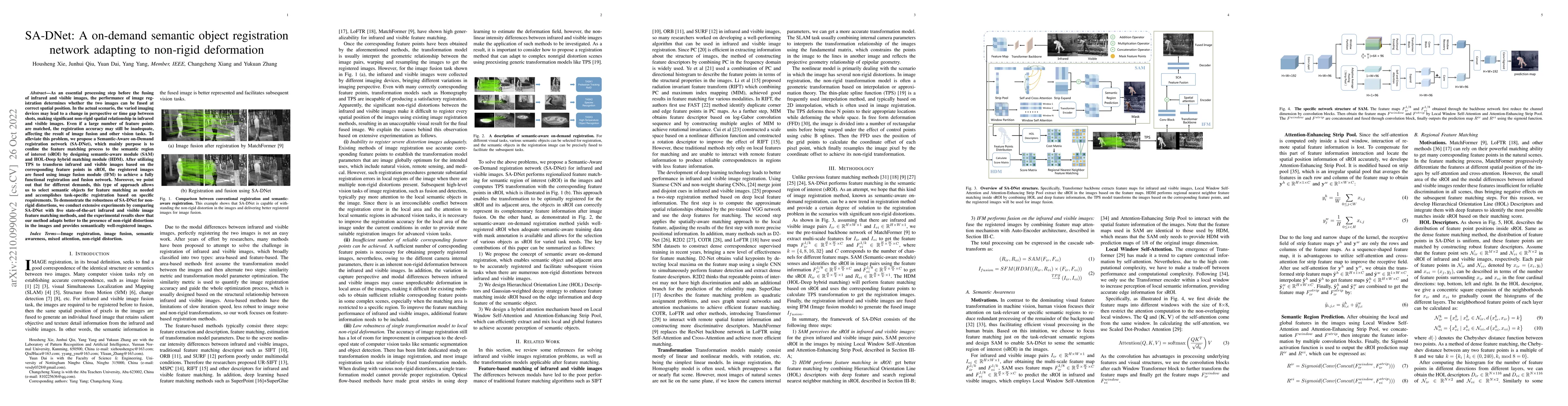Thumbnail for SA-DNet: A on-demand semantic object registration network adapting to
  non-rigid deformation