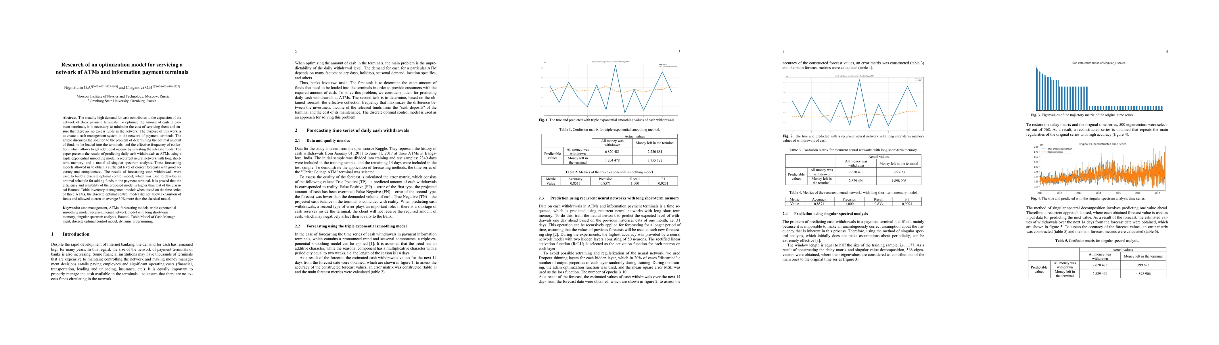Thumbnail for Research of an optimization model for servicing a network of ATMs and
  information payment terminals