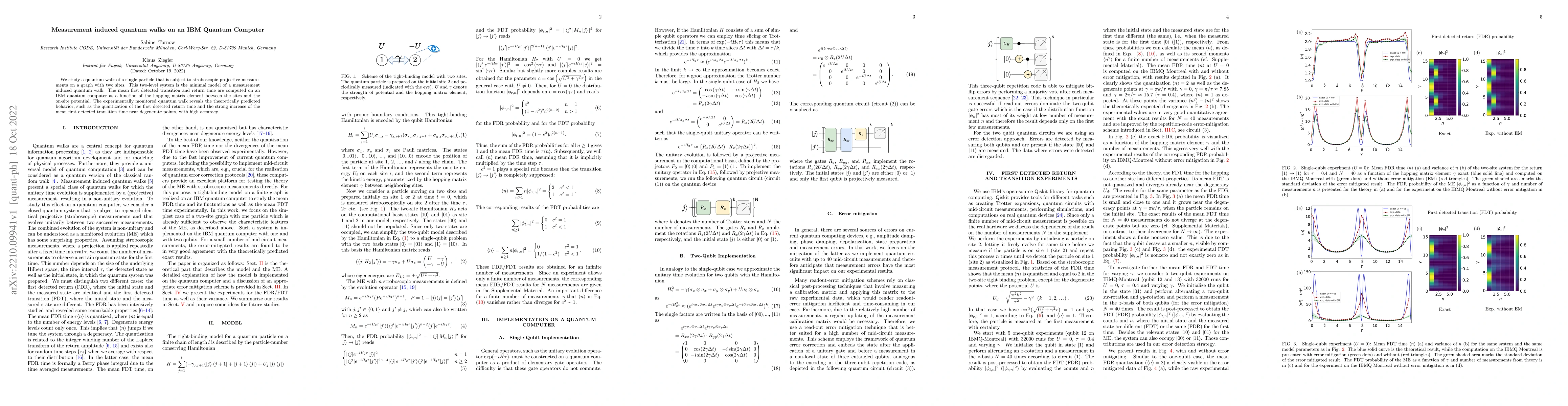 Thumbnail for Measurement induced quantum walks on an IBM Quantum Computer