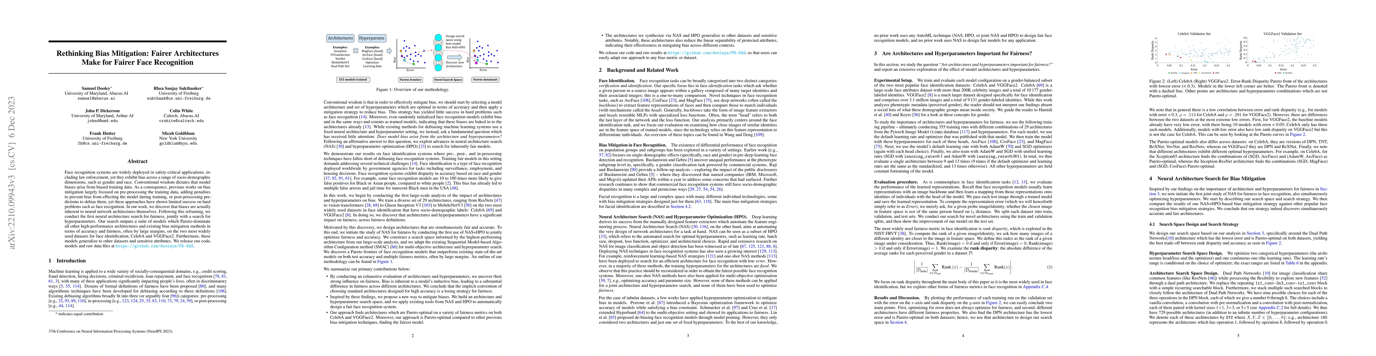 Thumbnail for Rethinking Bias Mitigation: Fairer Architectures Make for Fairer Face
  Recognition