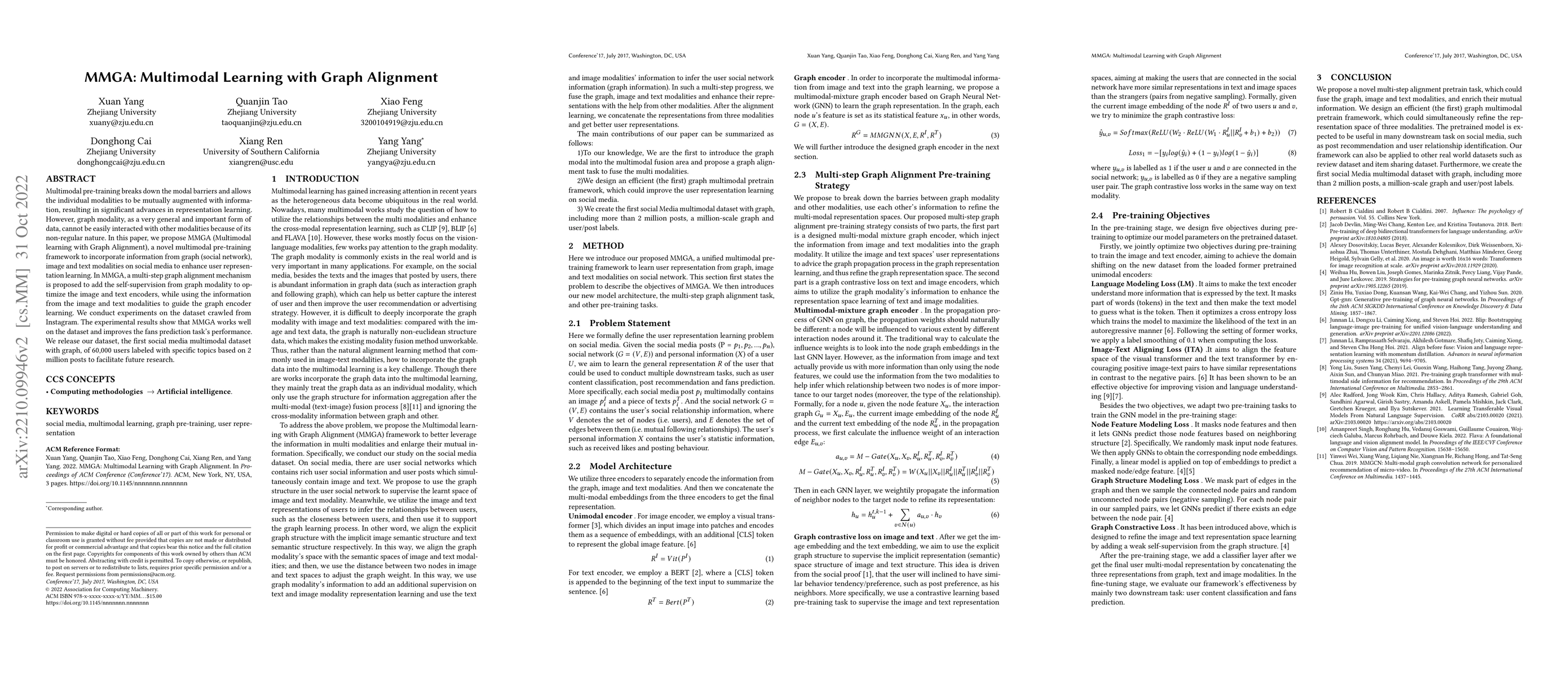 Thumbnail for MMGA: Multimodal Learning with Graph Alignment