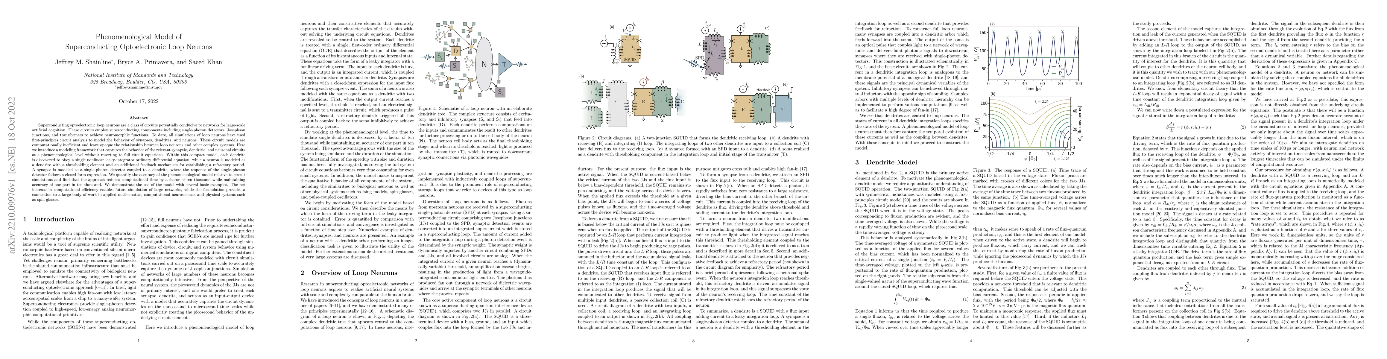 Thumbnail for Phenomenological Model of Superconducting Optoelectronic Loop Neurons