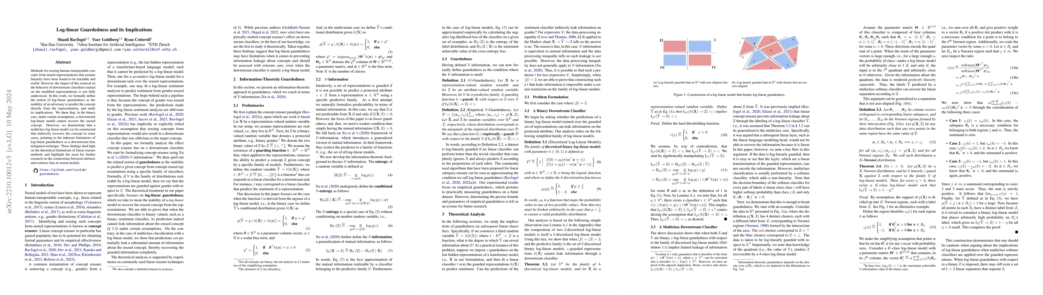 Thumbnail for Log-linear Guardedness and its Implications