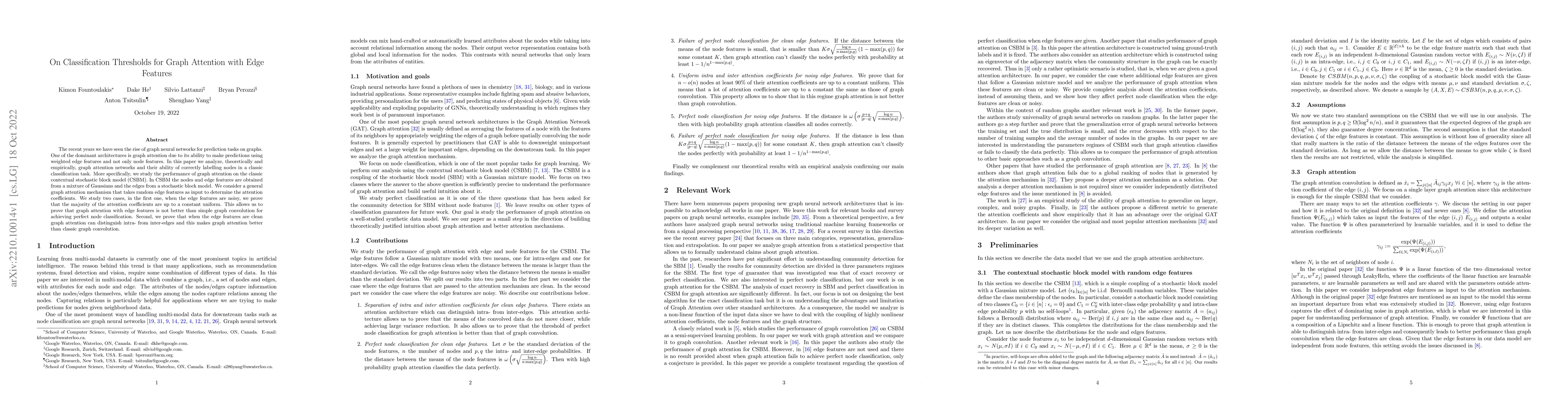 Thumbnail for On Classification Thresholds for Graph Attention with Edge Features