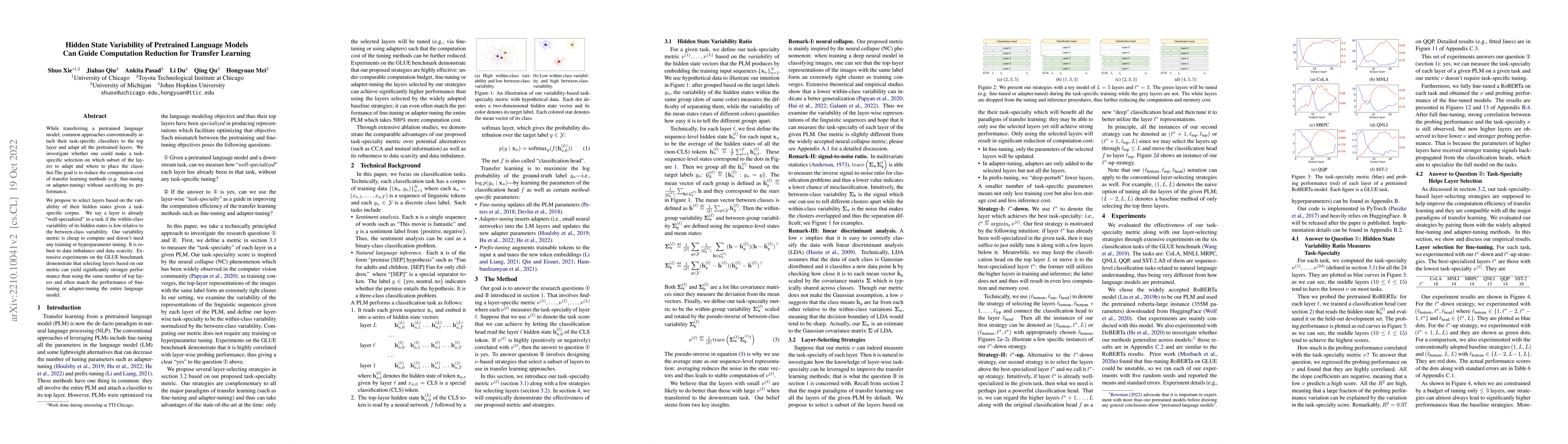 Thumbnail for Hidden State Variability of Pretrained Language Models Can Guide
  Computation Reduction for Transfer Learning
