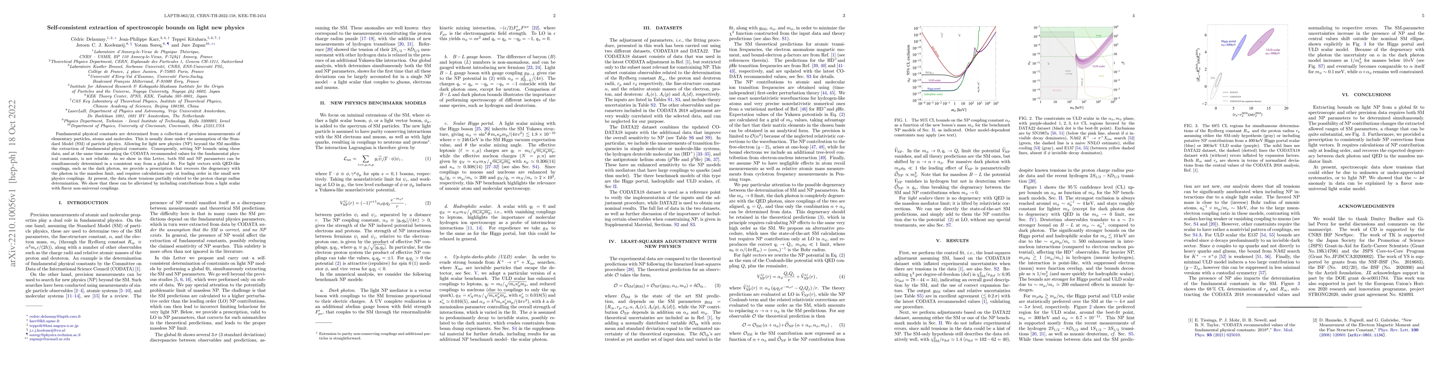 Thumbnail for Self-consistent extraction of spectroscopic bounds on light new physics
