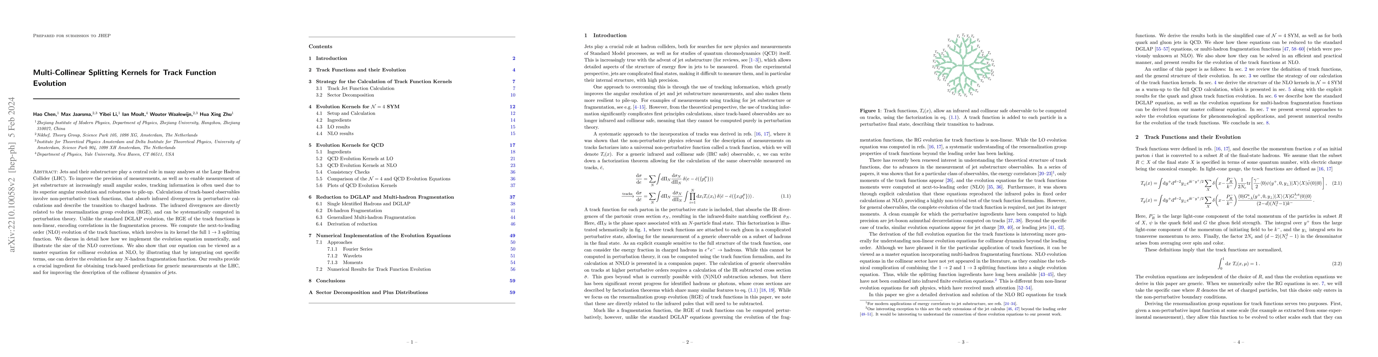 Thumbnail for Multi-Collinear Splitting Kernels for Track Function Evolution
