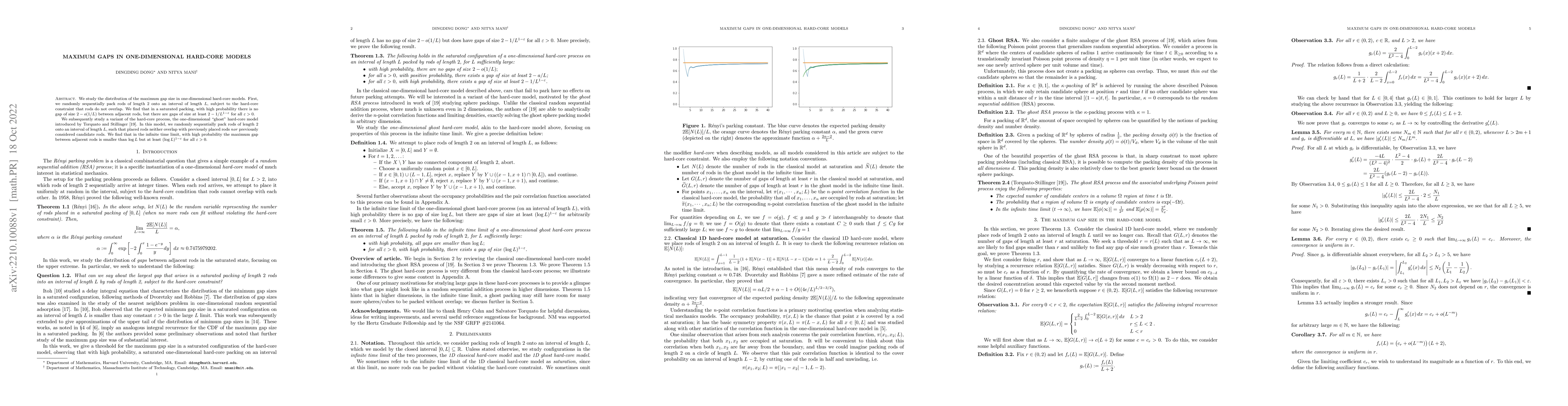 Thumbnail for Maximum gaps in one-dimensional hard-core models