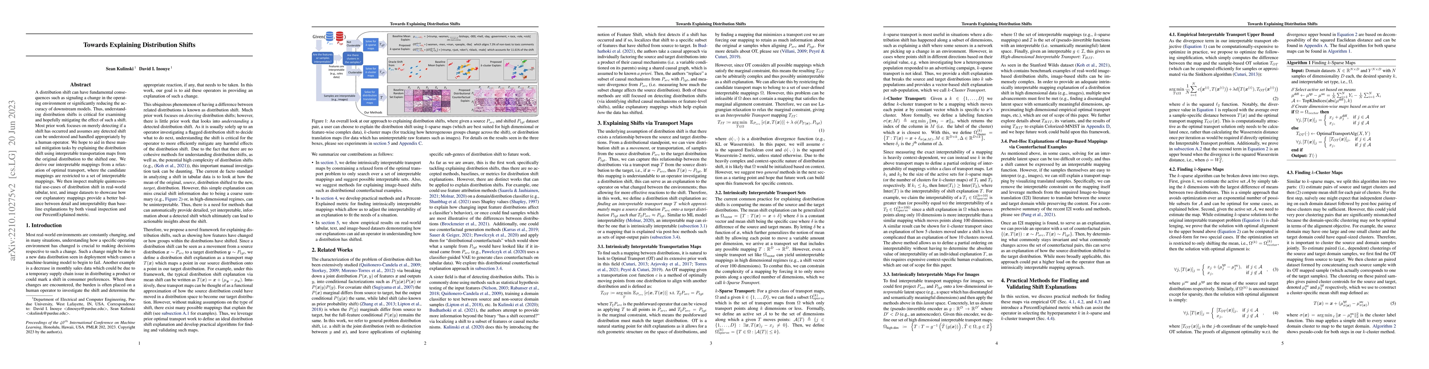 Thumbnail for Towards Explaining Distribution Shifts